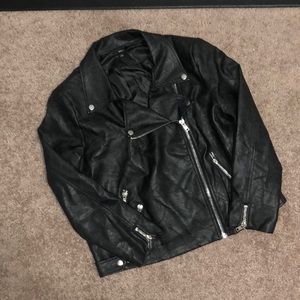 Very J vegan leather jacket.